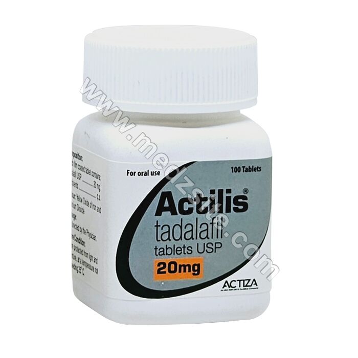 Tadalafil (Generic Cialis – Actilis 20 mg)