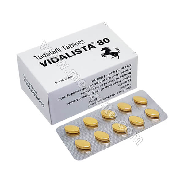 Vidalista 80 mg (tadalafil 80)